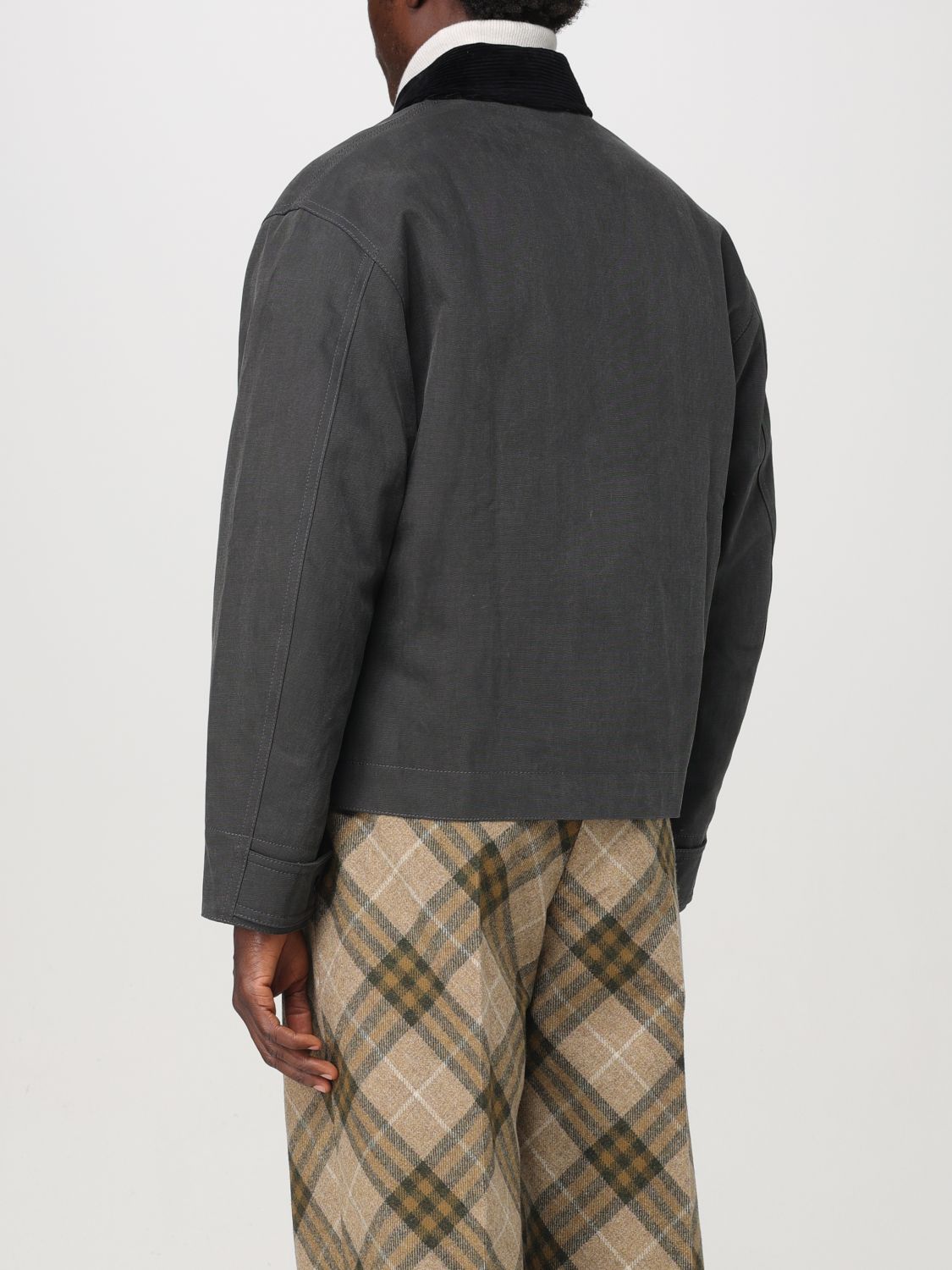 Cotton canvas jacket - Black