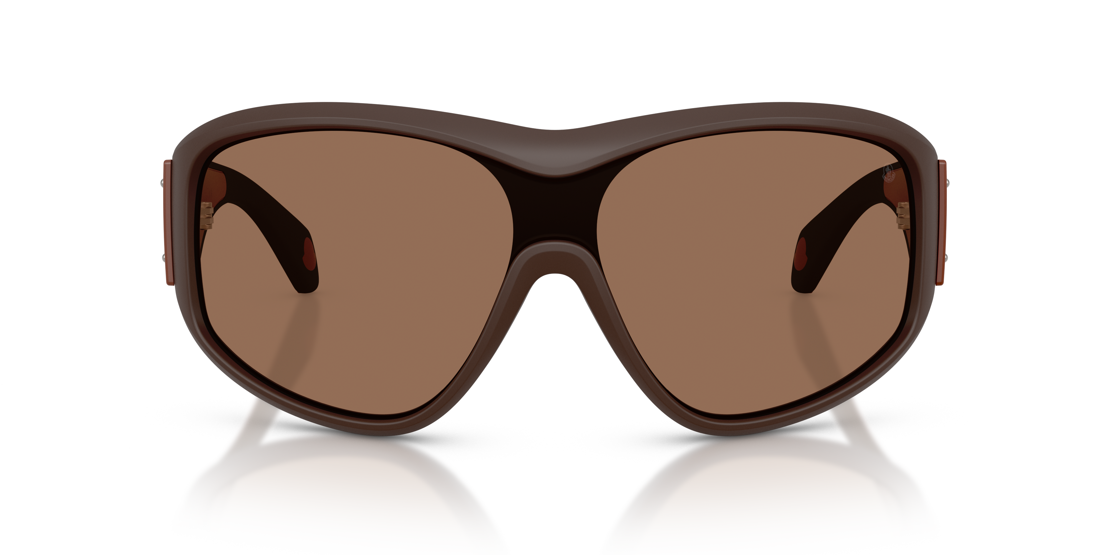 Moncler Unisex Moncler ME8016U THYRA 503573 Gafas de sol Inyectado Marrón Marrón Redonda Norma