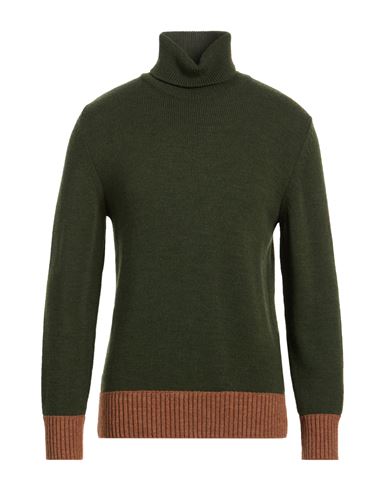 Man Turtleneck Military green Size 40 Wool, Acrylic, Alpaca wool