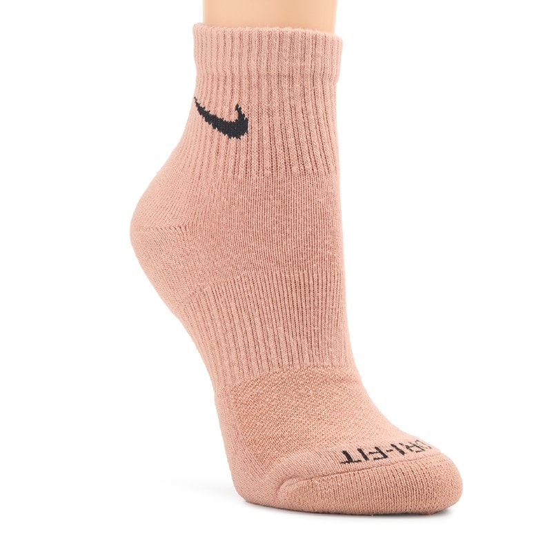 6 Pack Medium Everyday Plus Cushion Ankle Socks (Brown Assorted)