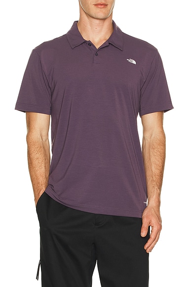 The North Face Adventure Polo in Purple. L. Also in M, S, XL/1X, XXL/2X
