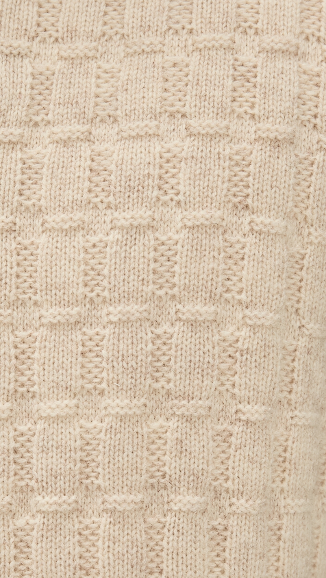 Gustav Squared Structure Polo Knit Light Sand Melange