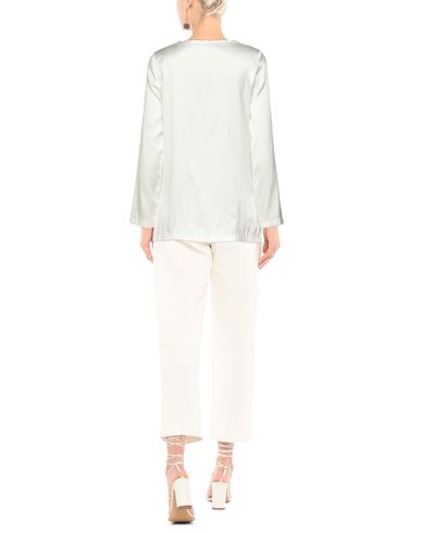 Malìparmi Woman Top Ivory Size 6 Silk, Elastic fibres