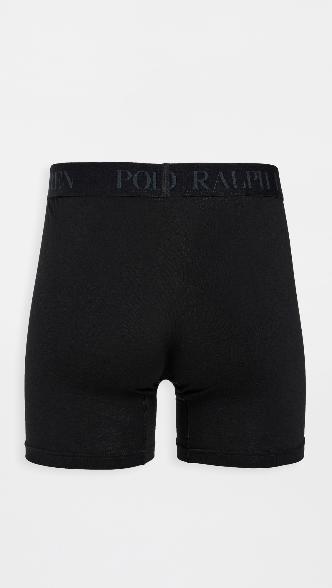 4D Flex Cotton Modal Boxer Briefs 3 Pack Polo Black