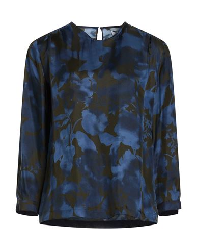 Woman Top Navy Size 4 Viscose, Silk