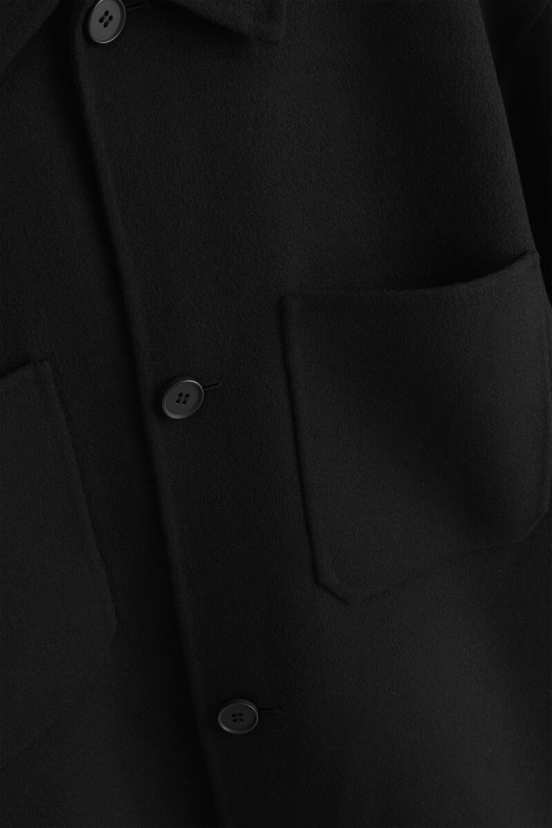 Double-Faced Wool Overshirt