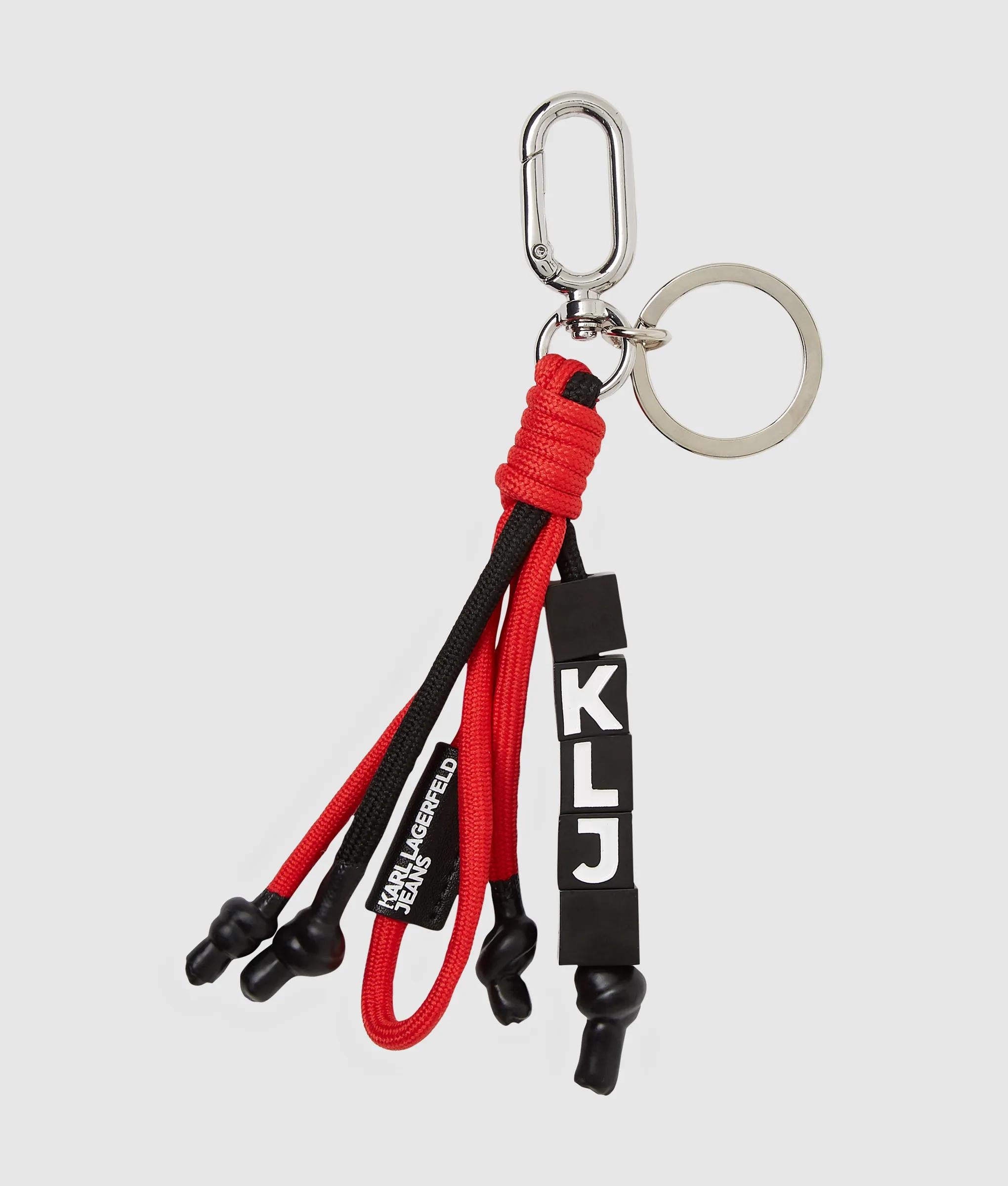 Kl Jeans - Schlüsselanhänger Mit Geknoteten Kordeln, Damen, Grenadine-schwarz, Größe: One