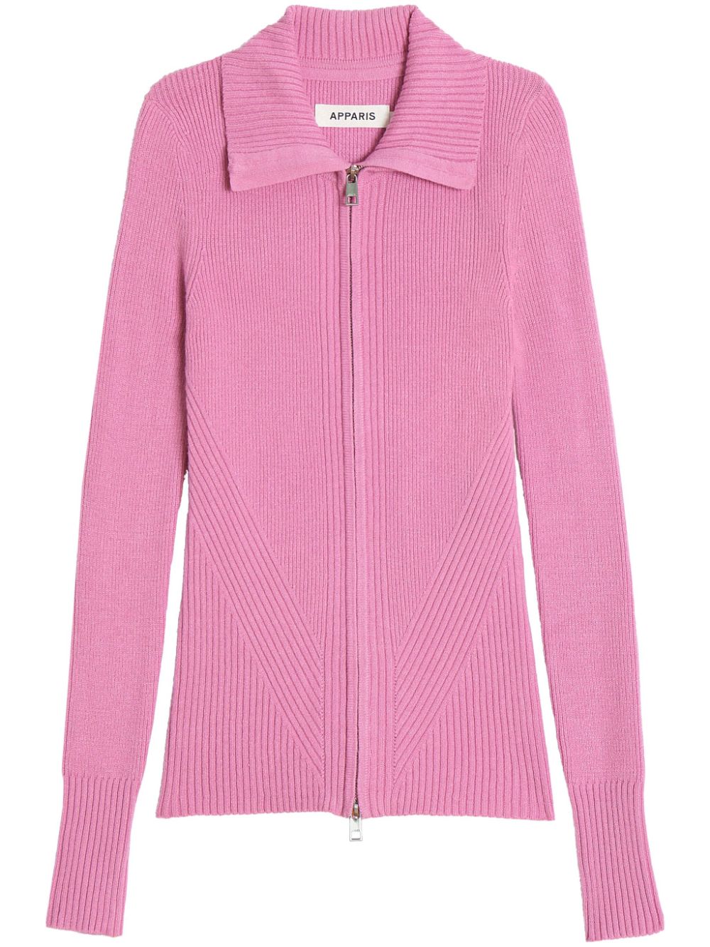 Zip-up cardigan - Grey