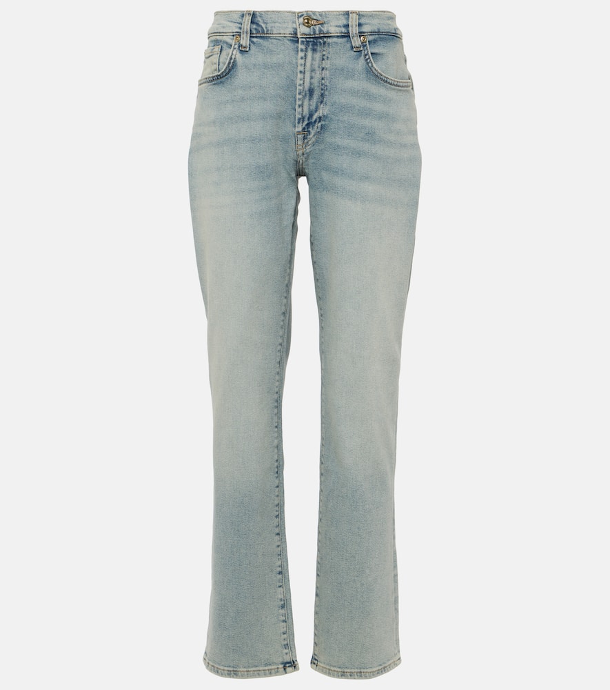 Ellie mid-rise straight jeans