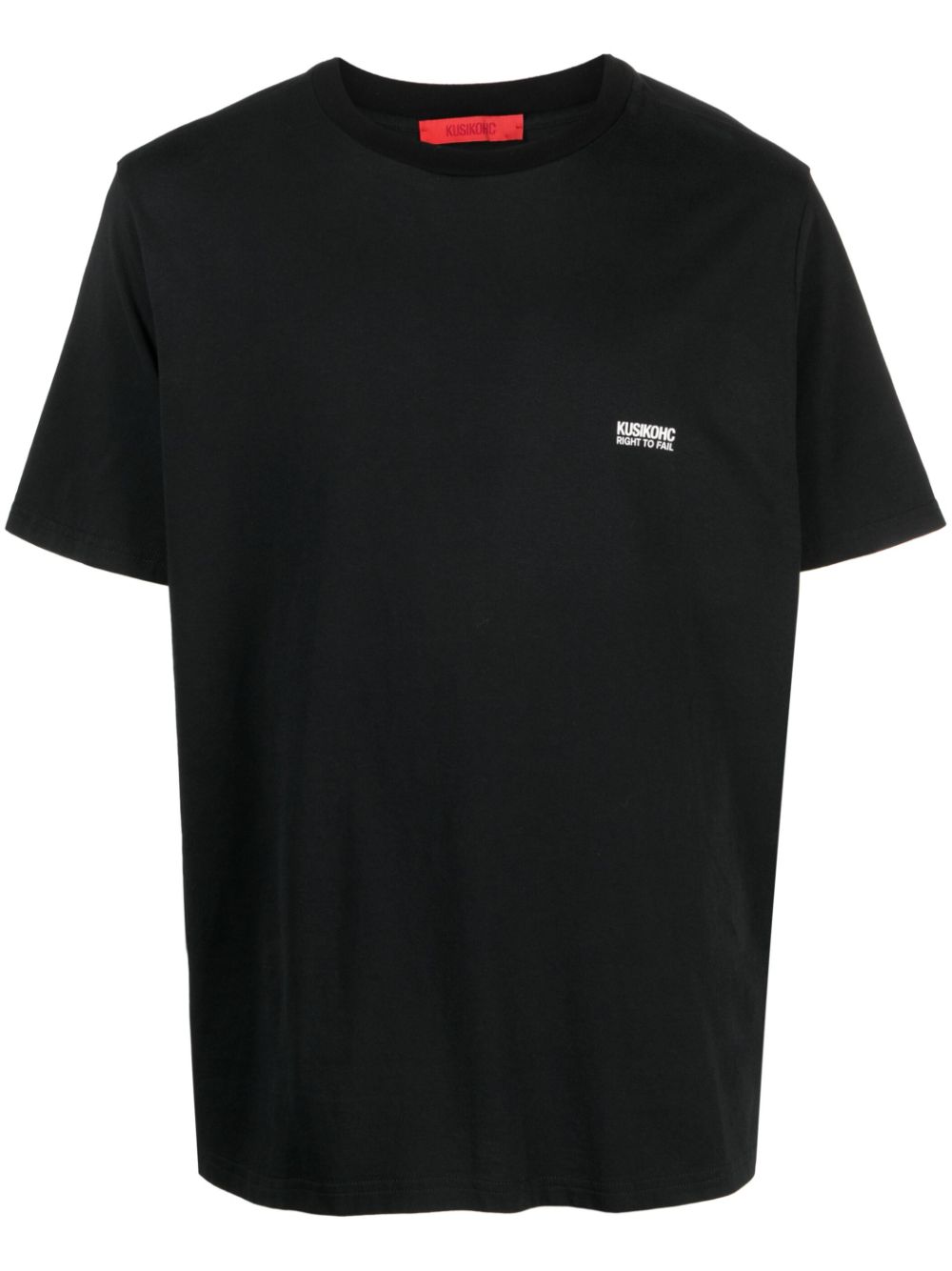 Photograph-print cotton T-shirt - Black