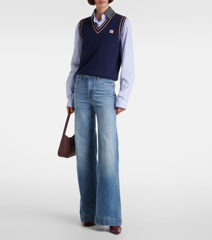 7 For All Mankind Modern Dojo wide-leg jeans