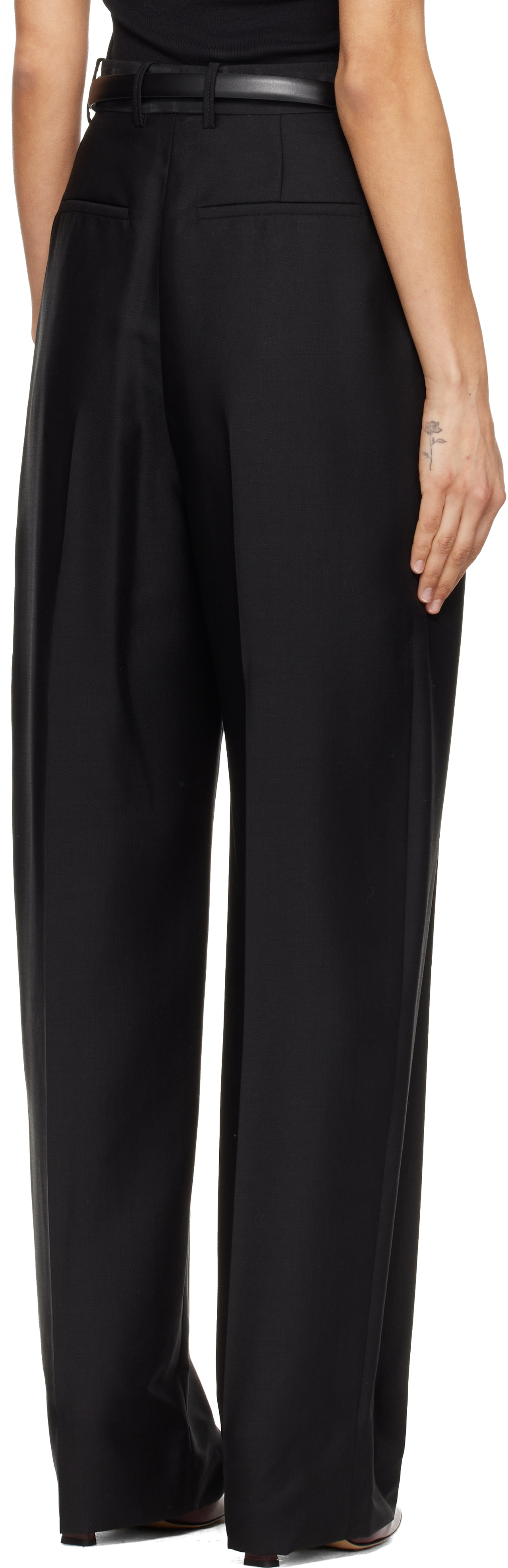 Black Light Mid Rise Trousers