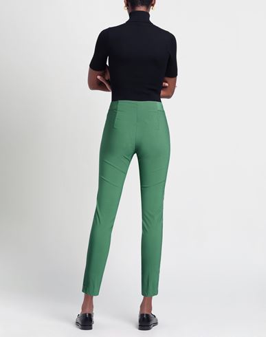 Woman Pants Green Size 8 Viscose, Polyamide, Elastane