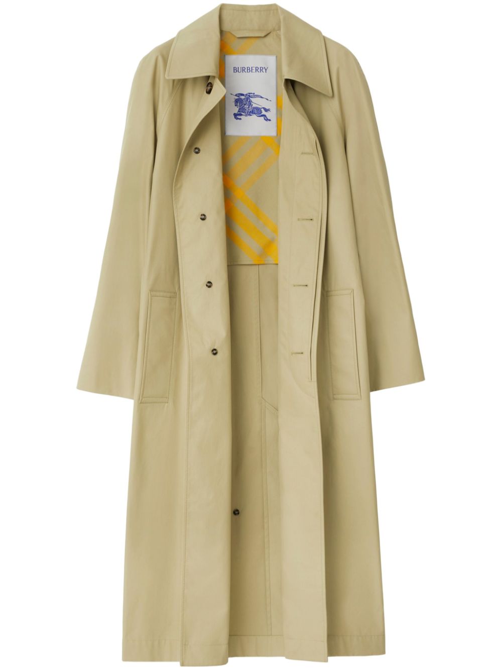 Bradford Car cotton trench coat - Neutrals