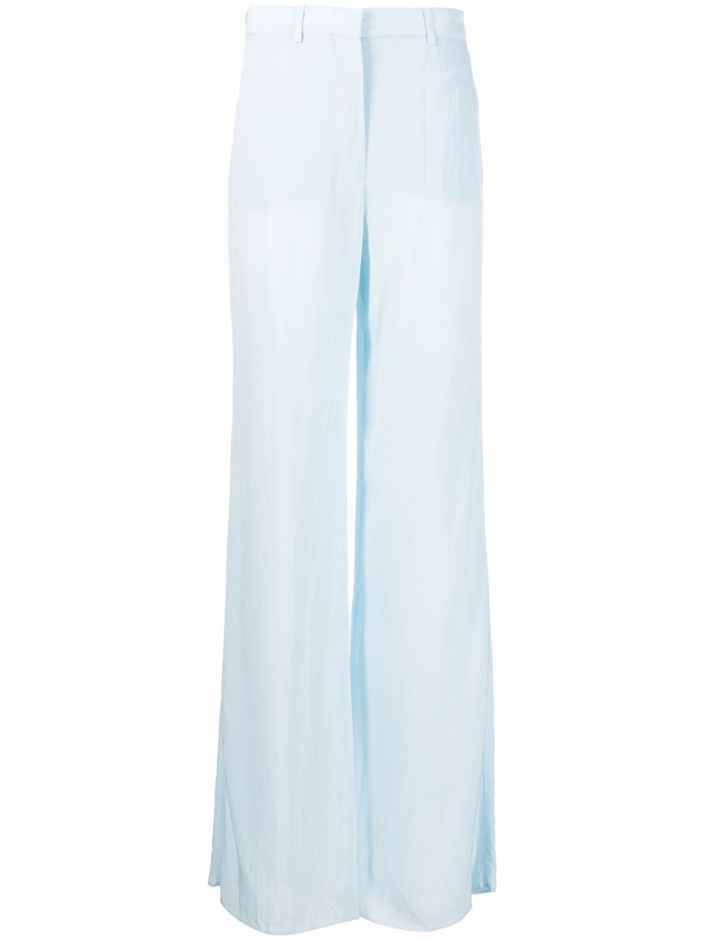 Straight-leg cut trousers - Blue