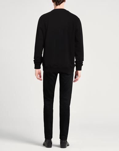 Man Sweatshirt Black Size XL Cotton