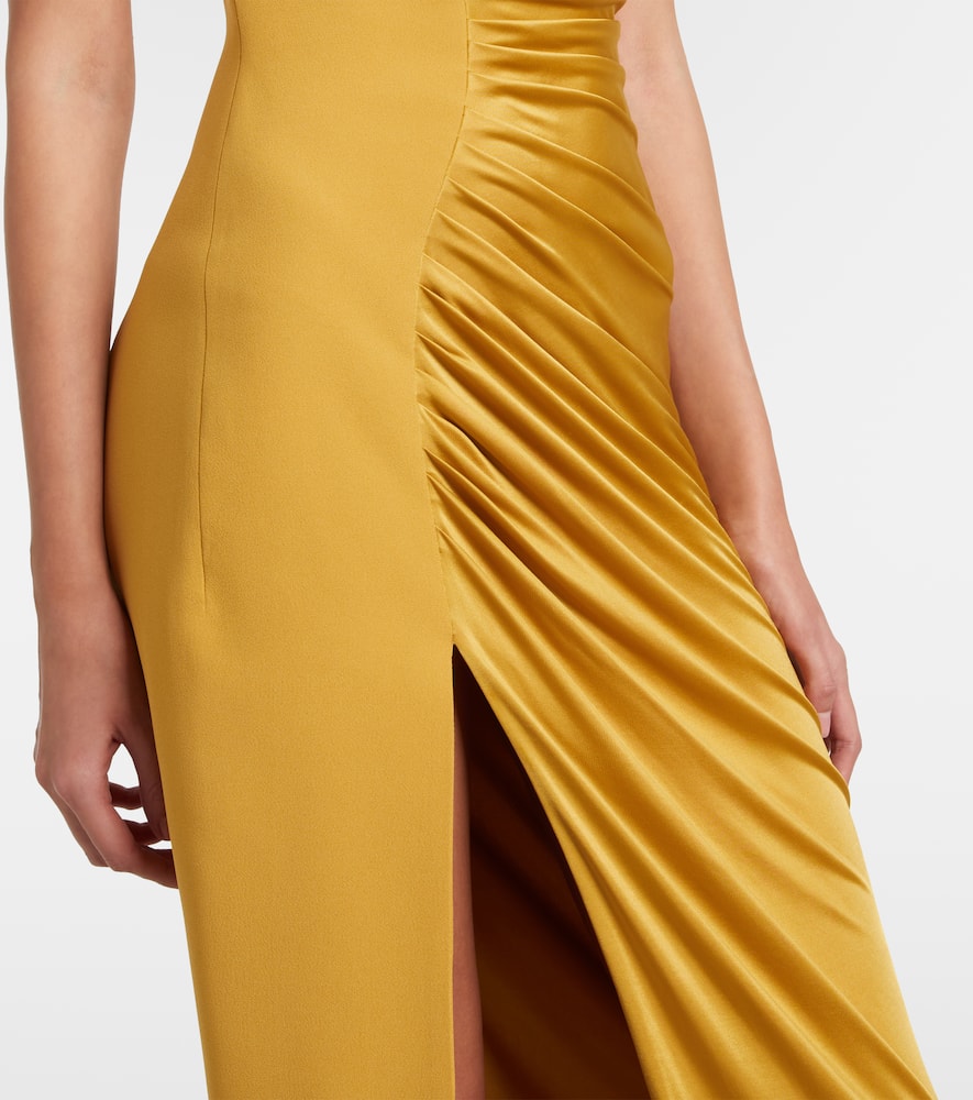 Medusa '95 draped jersey gown
