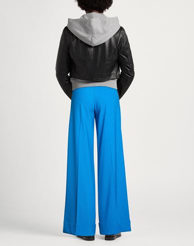 Woman Pants Azure Size 6 Polyester, Wool, Elastane