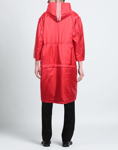 Man Coat Red Size 2 Polyamide, Polyester