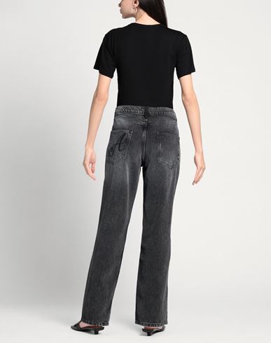 Woman Jeans Black Size 27 Cotton