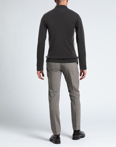 Man Sweater Charcoal Size L Polyacrylic, Merino Wool, Polyamide, Elastane