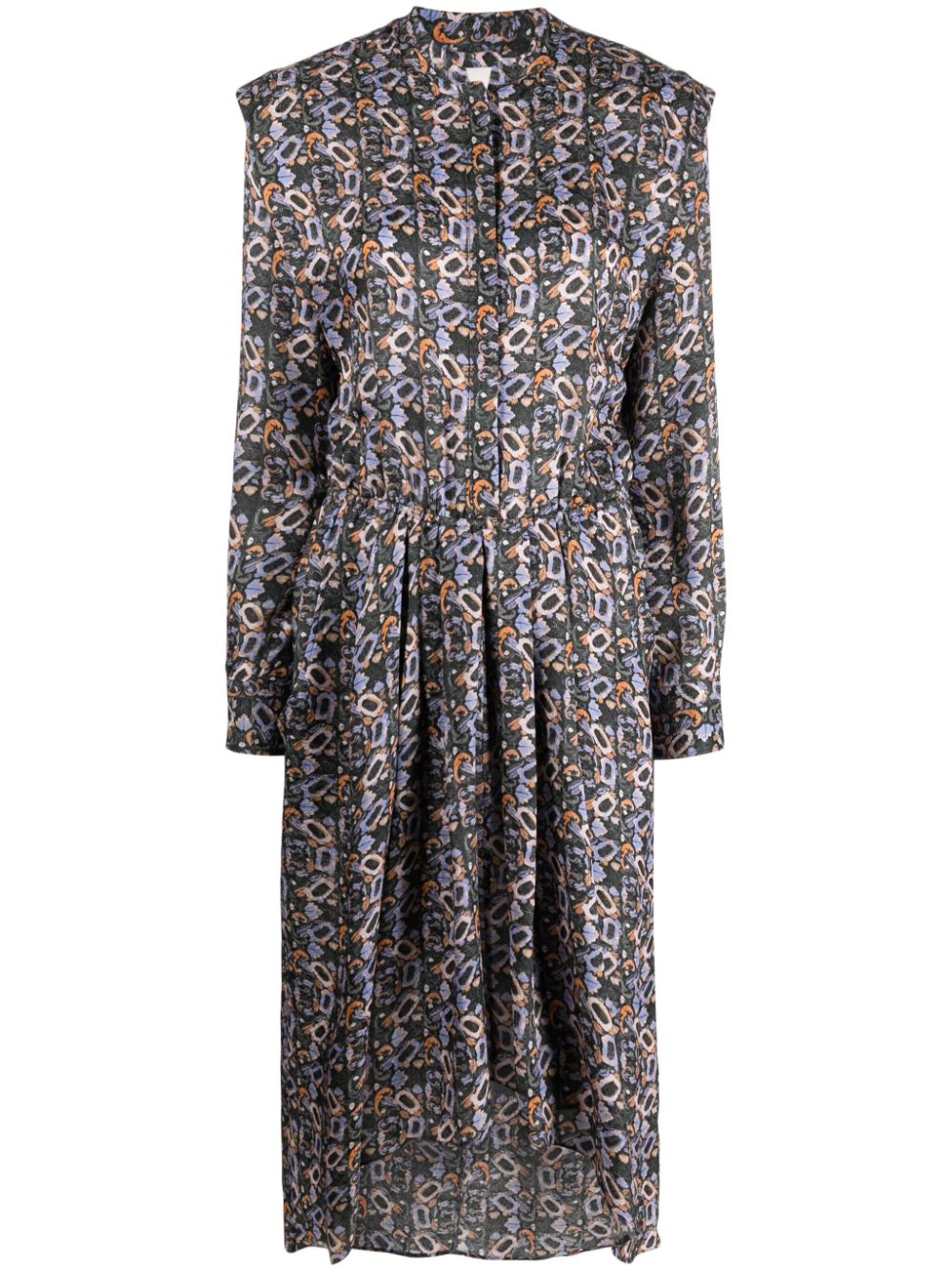 Leidy floral-print shirtdress - Neutrals