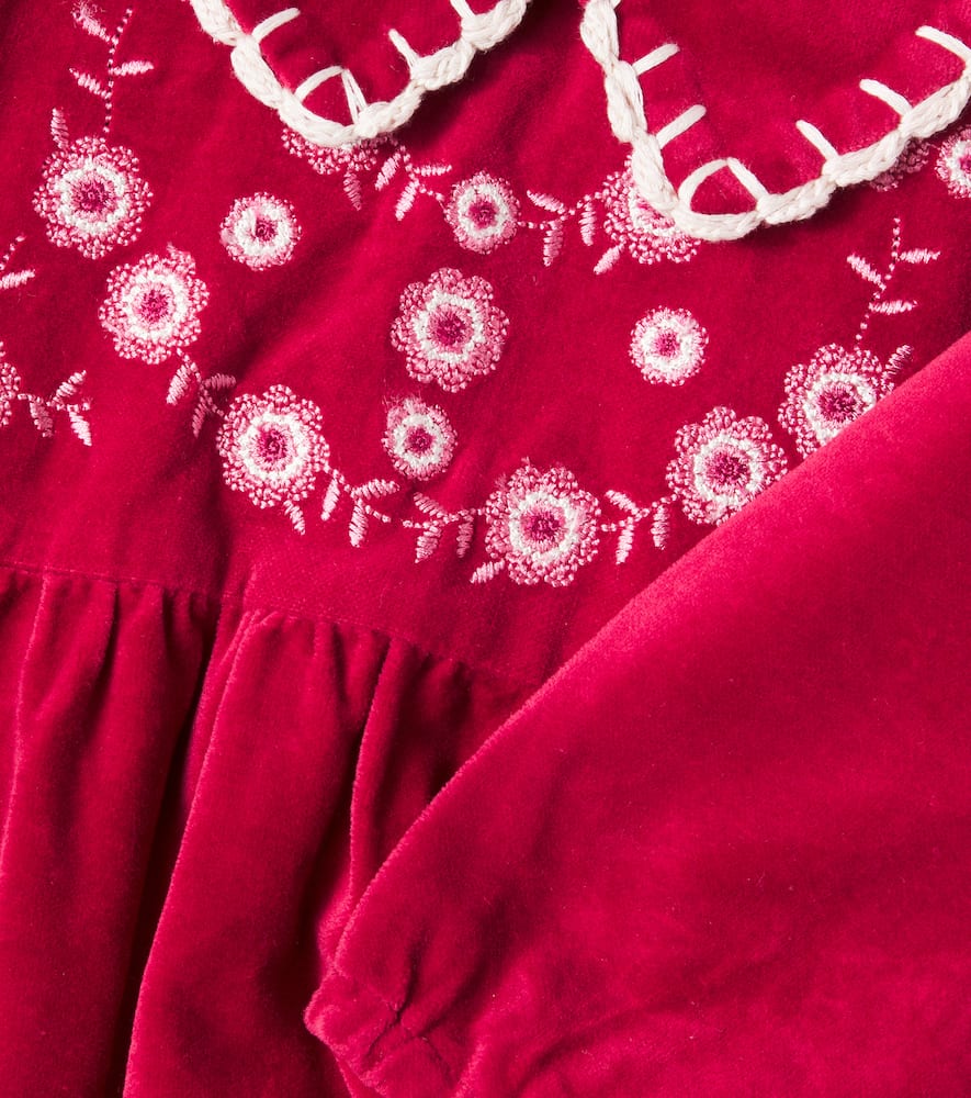 Baby Millie embroidered cotton bodysuit