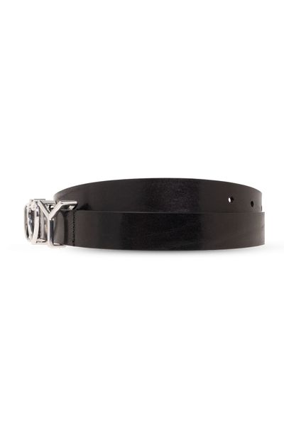 Y/Project Logo Plaque Buckle Belt