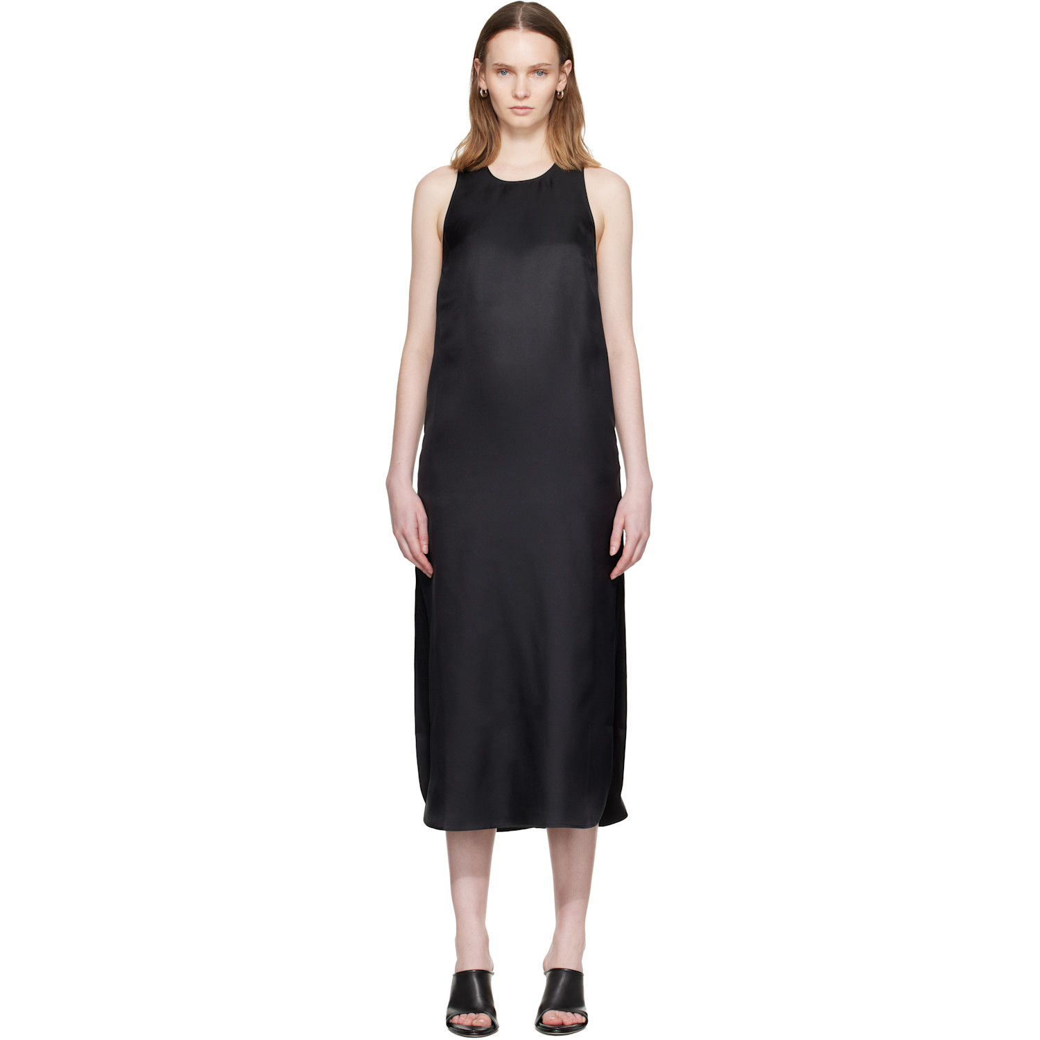 Black Paloma Silk Maxi Dress