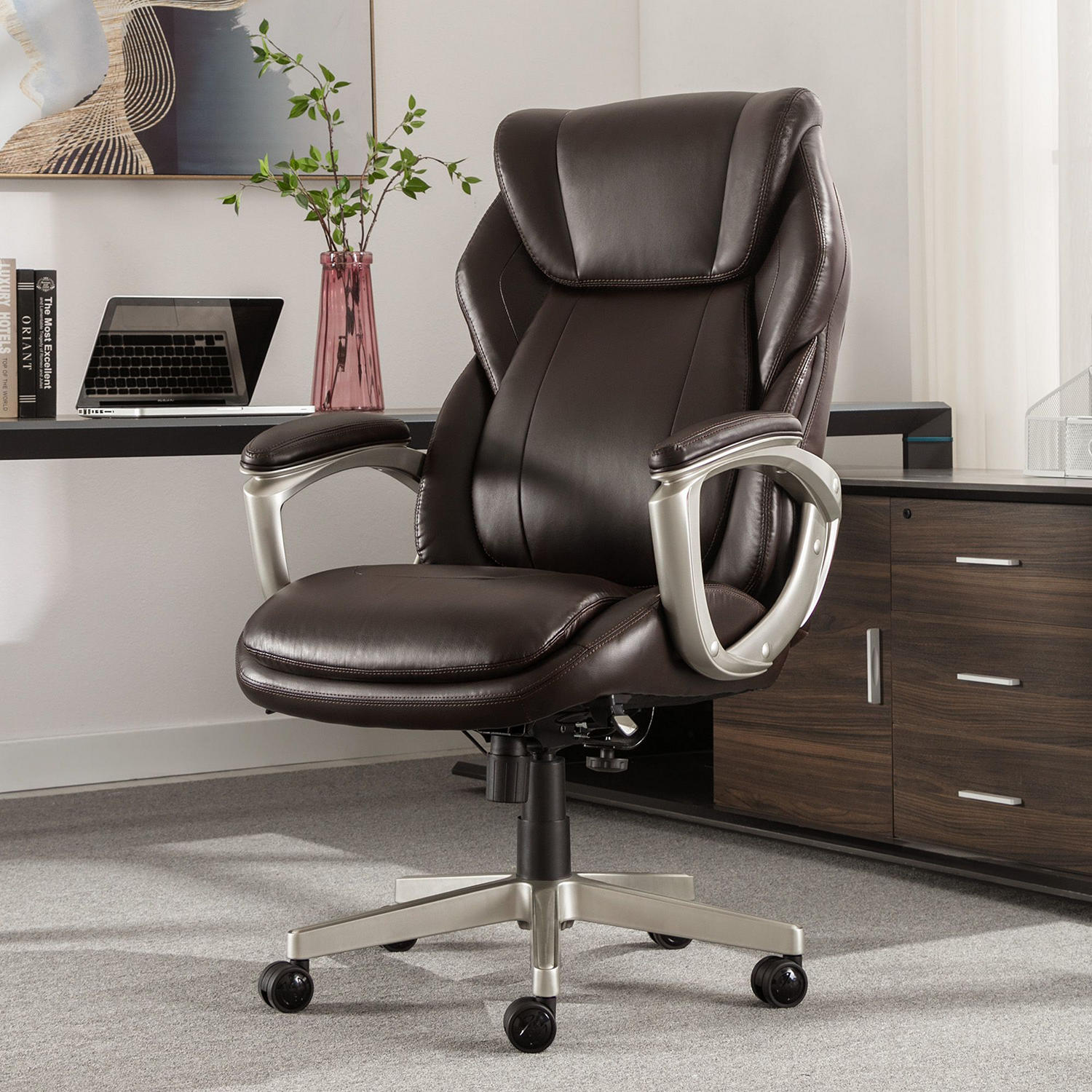 Westley Big & Tall Executive Office Chair with Active Lumbar Support