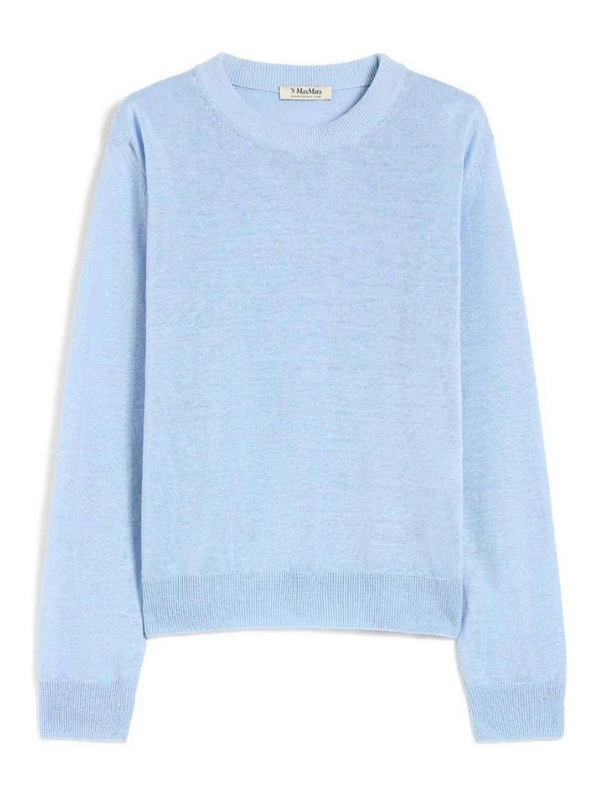 Linen Yarn Crew Neck Sweater