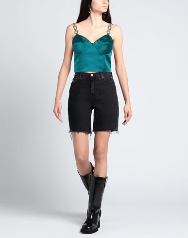 Woman Top Deep teal Size 10 Polyamide