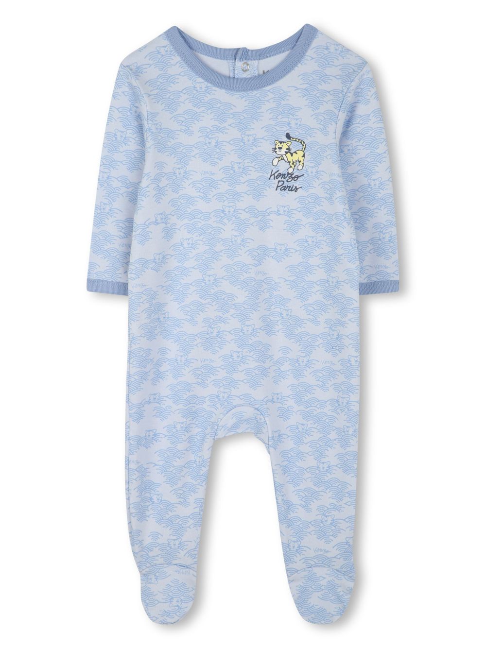 Graphic-print pajamas - Blue