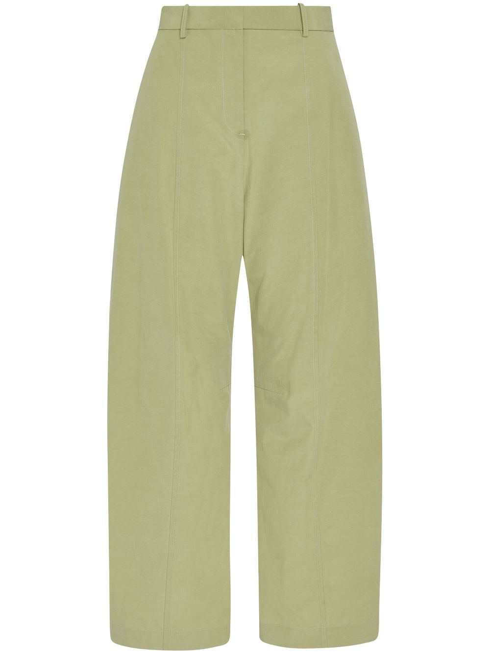 Straight-leg trousers - Green