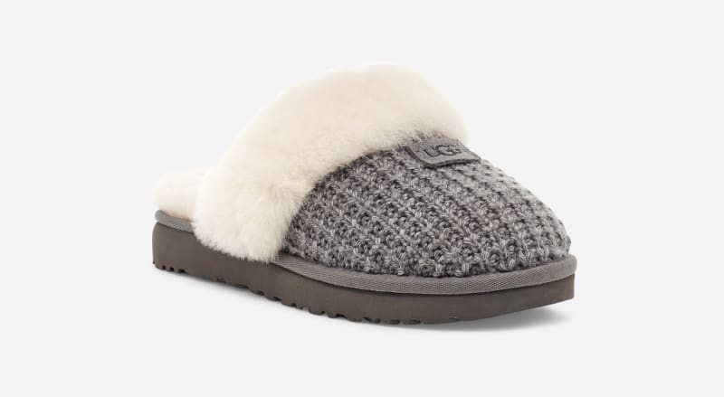 ® Women's Cozy Slipper Sheepskin Slippers in Grey/