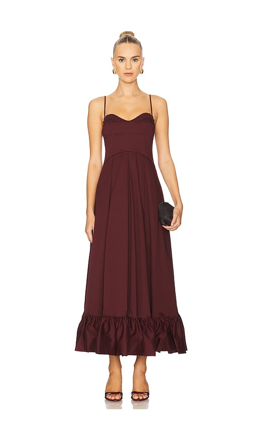 Clea ROBE VANDALIA en Burgundy.  XS. Also en