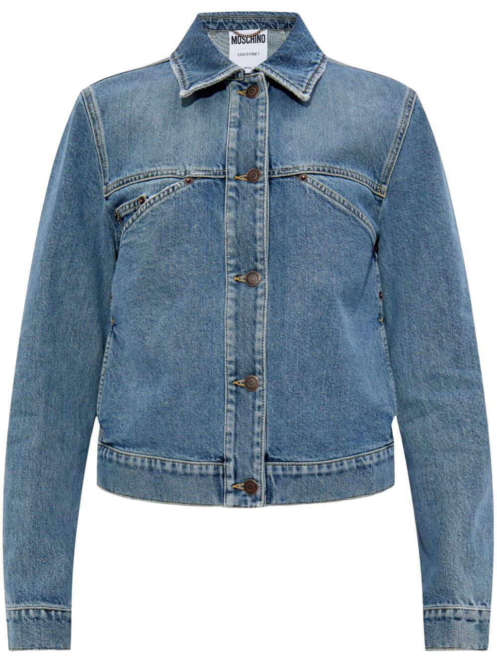 Buttoned denim jacket - Blue