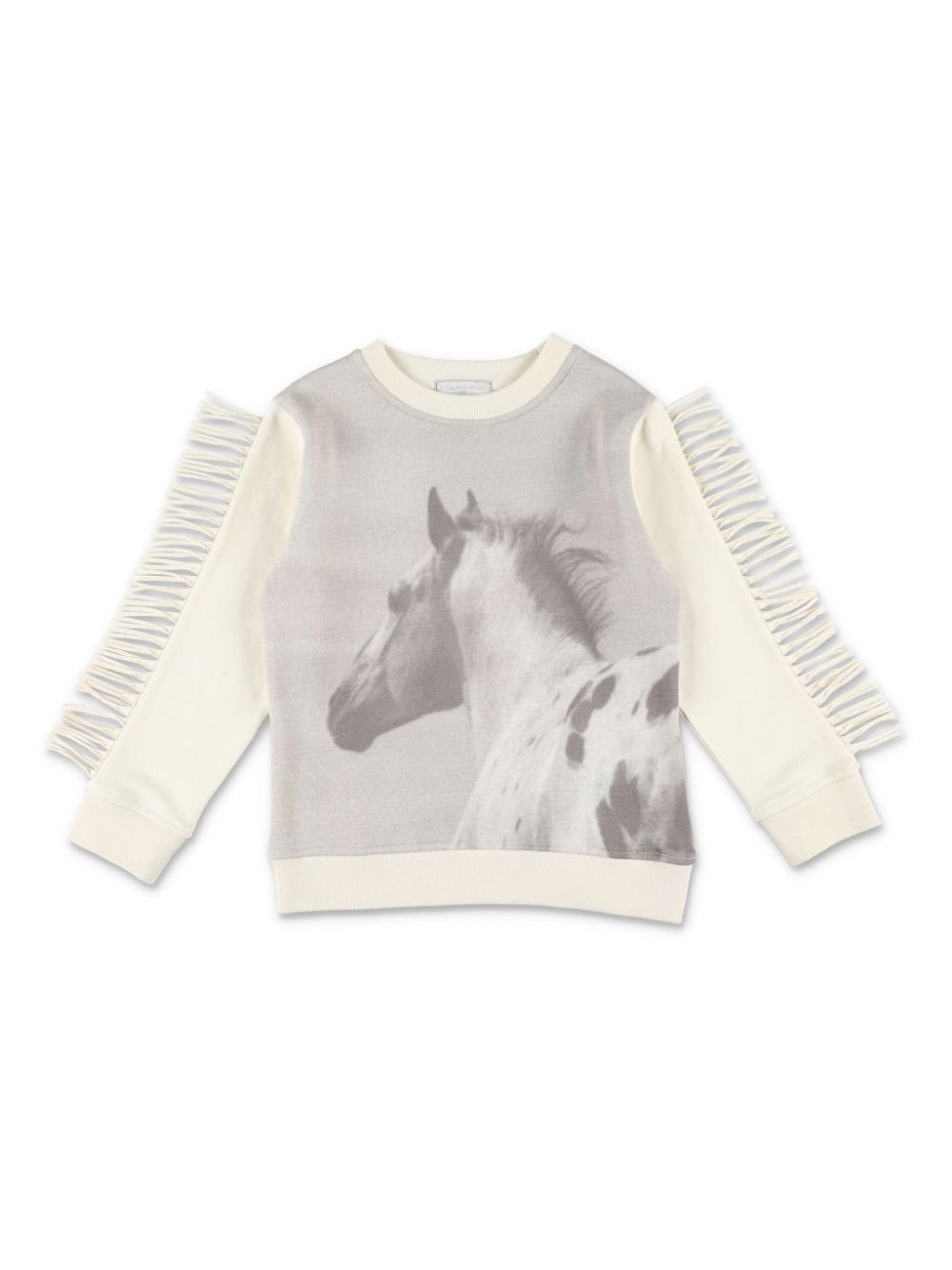 Horse-print sweatshirt - Neutrals