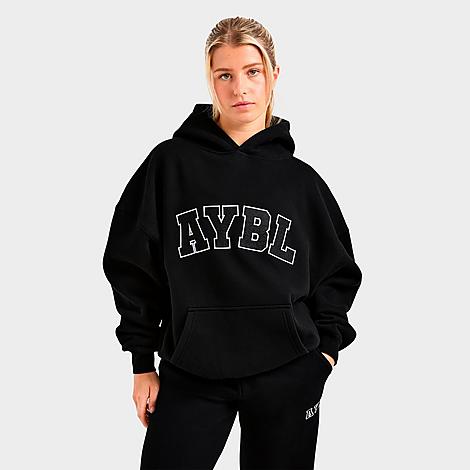 Women's Varsity 2.0 Oversized Hoodie in Black 