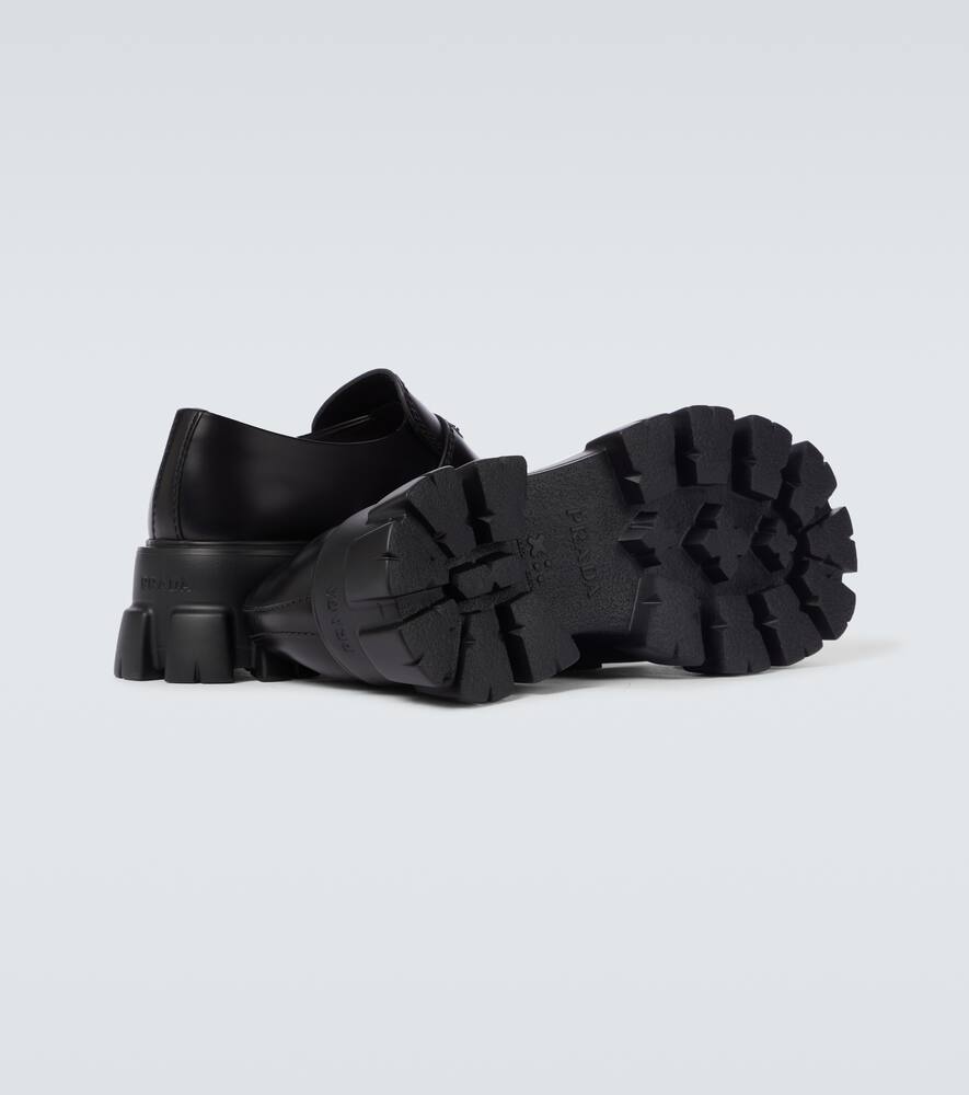 Prada Monolith leather loafers