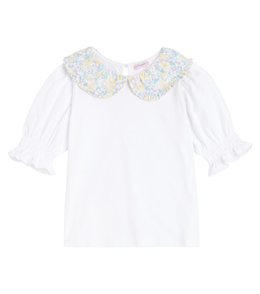 Lorena cotton jersey top