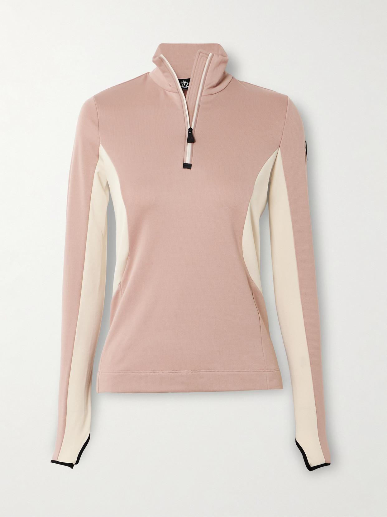 Color-block Stretch-jersey Base Layer