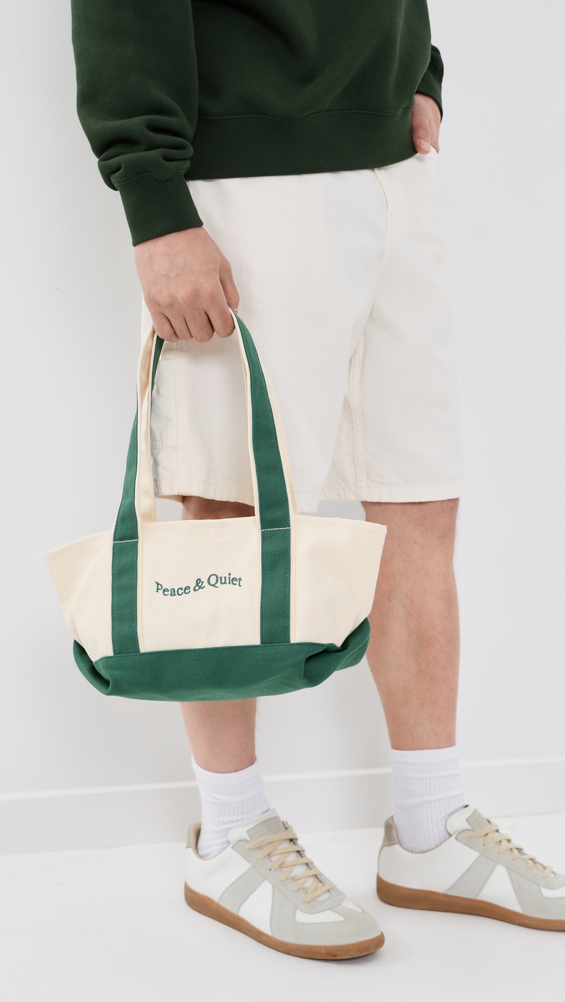 Mini Wordmark Small Boat Tote Forest One Size