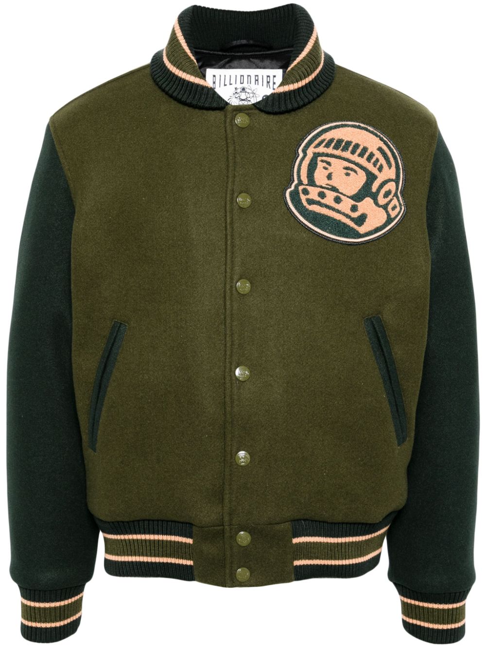 Astro Head varsity jacket - Green