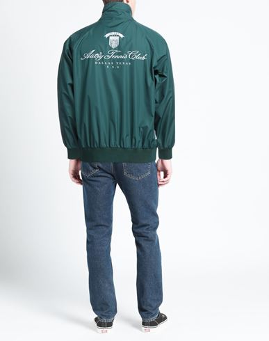Man Jacket Dark green Size S Polyester