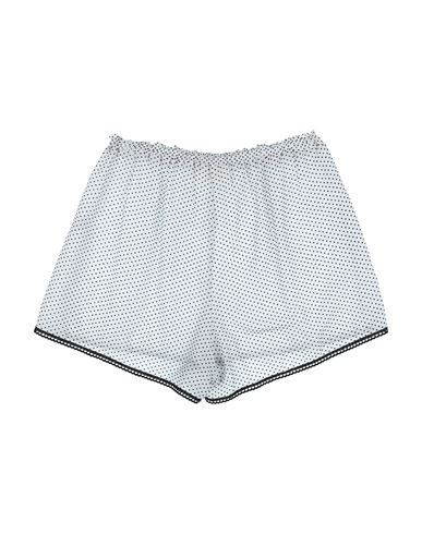 Kid Girl Shorts & Bermuda Shorts White Size 14 Cotton, Polyester, Elastane