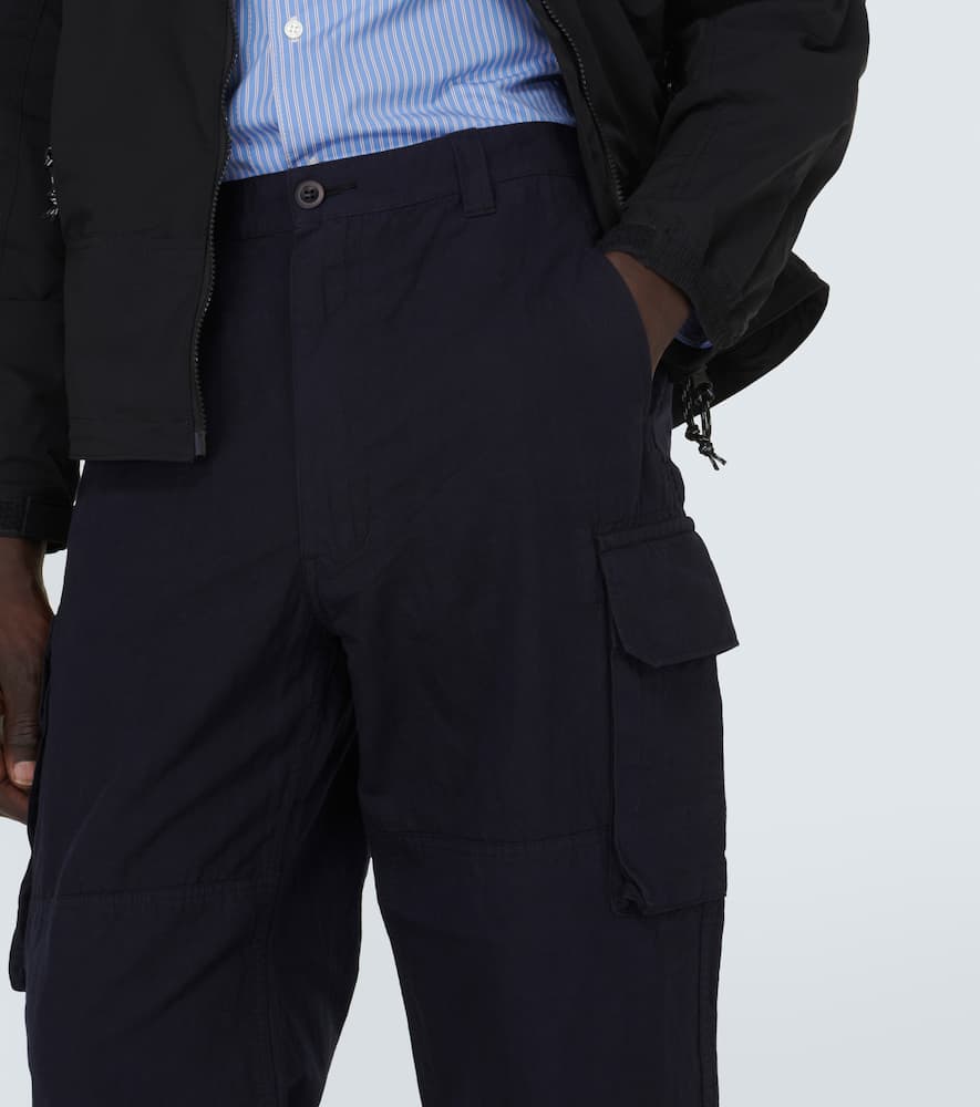 Comme des Garçons Homme Cotton and linen cargo pants