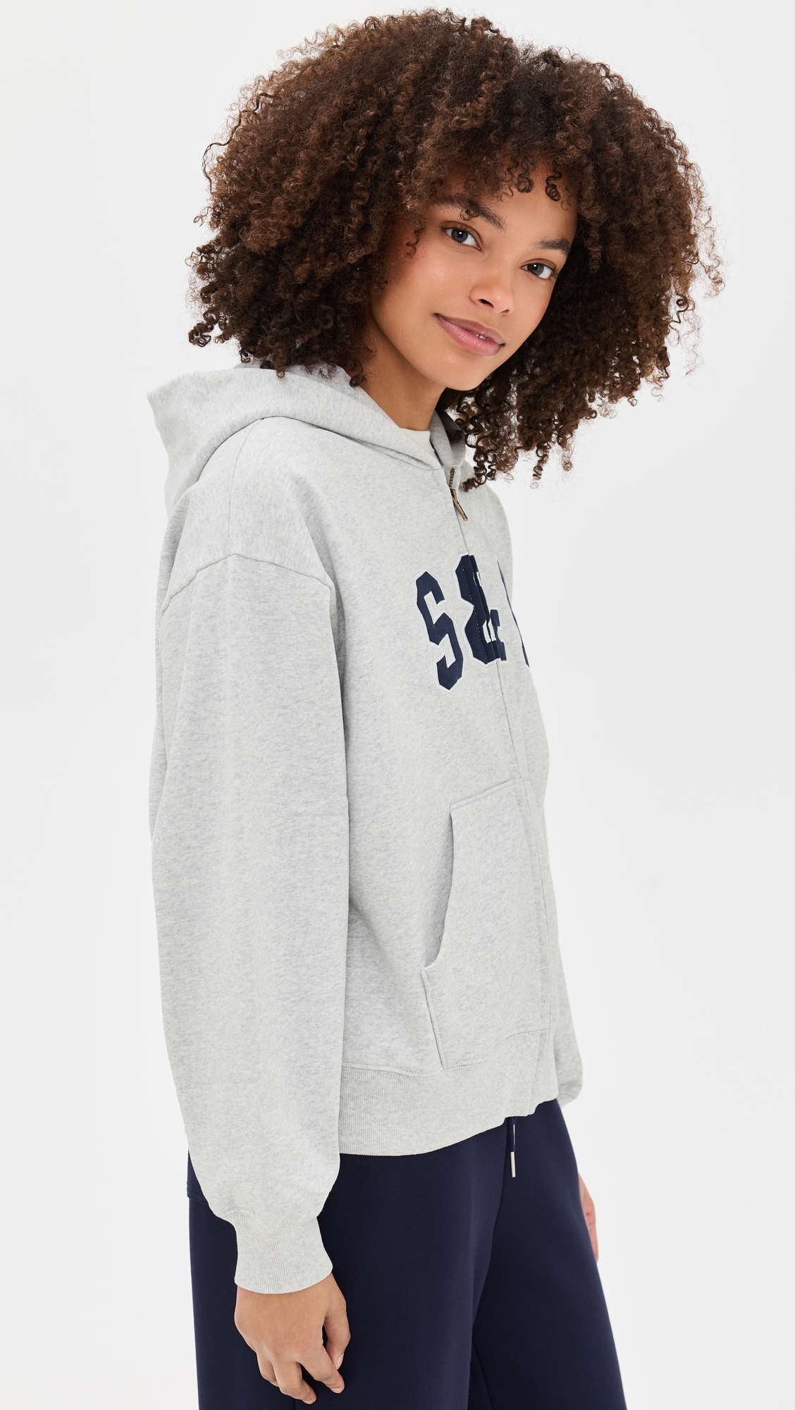 S & R Ivy Zip Hoodie Heather Gray