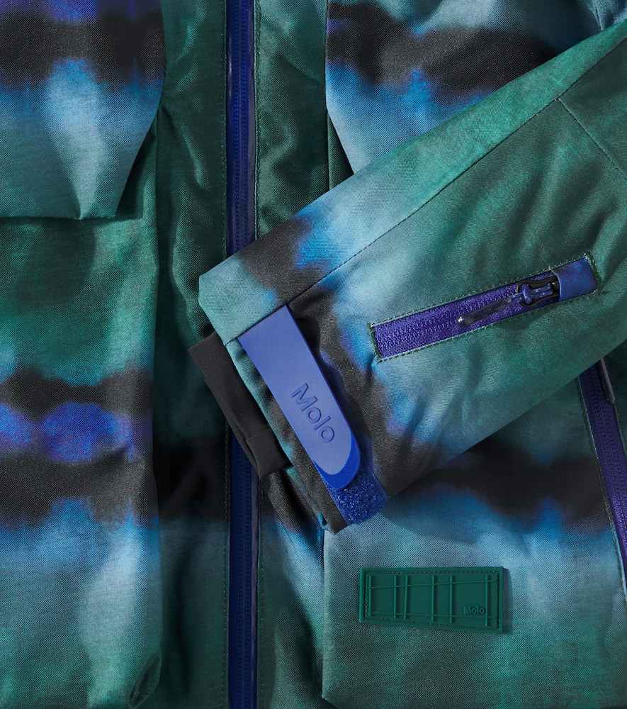 Molo Alpine tie-dye ski jacket