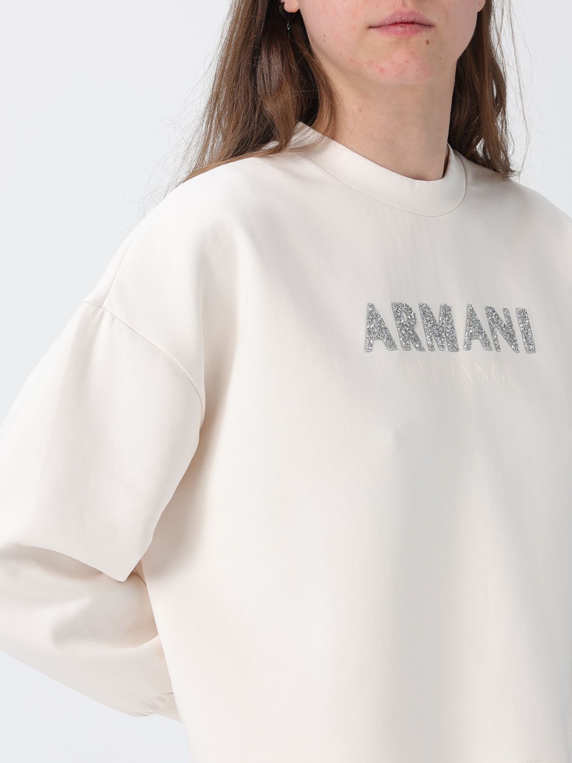 Sweatshirt Woman color Yellow Cream